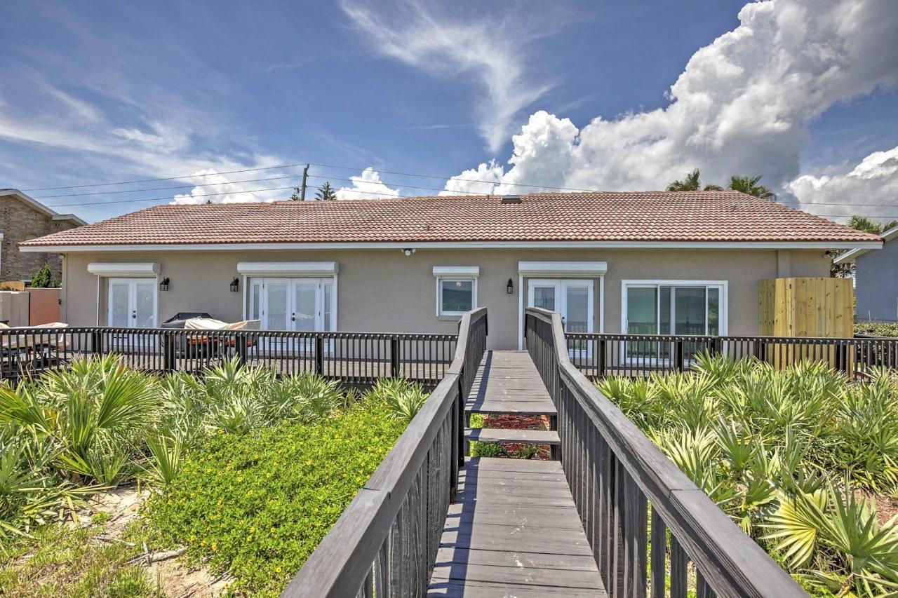 Oceanfront Oasis In Flagler Beach With Deck And Views! Bagian luar foto